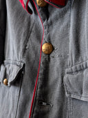 1940s Swiss Firefighter Faded Denim Jacket