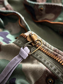 1980s US Army M65 Woodland Camo Field Jacket