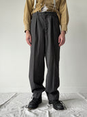 1940s Swiss 'PKZ' Striped Wool Trousers