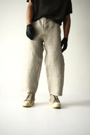 1940s Soviet Farmer Work Linen Trousers