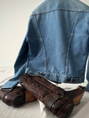 1970s Wrangler ‘Brad Pitt’ Style Denim Blue Jacket