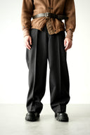 1940s European Tailored Striped Trousers