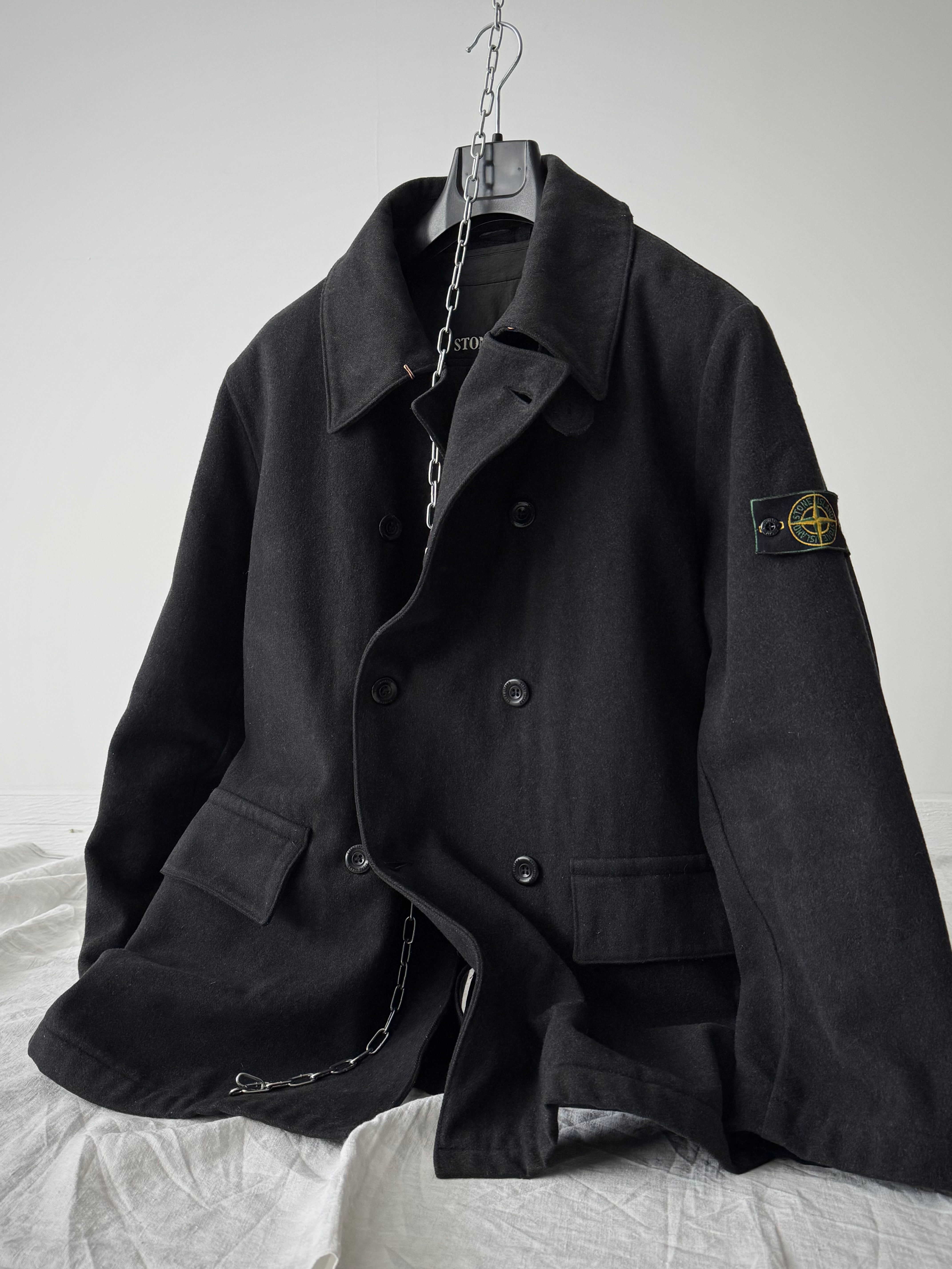 AW1998 Stone Island Wool Pea Coat – Thepuregarb