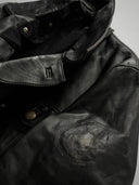 1980s German Police Leather Jacket