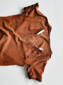 1930s German Thrashed V-neck T-Shirt