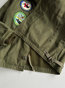 1980s USN A-2 Deck Stenciled Patched Field Jacket