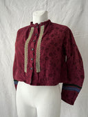 1940s Hungarian Folk Women's Floral Jacket