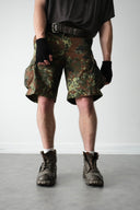 German Flecktarn Camo Bermuda Shorts
