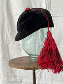 1940s England 'Gieves' Cricket Velvet Hat