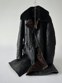 1960s USSR Navy 'Bekesha' Arctic Shearling Coat