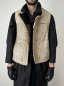 1960s USSR Army Officer Sheepskin Gilet