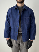 1980s German Workwear Indigo Denim Chore Jacket