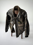 1980s Redskins Flying Leather Jacket
