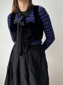 1943 Dated German 'Dirndl' Velvet Corset