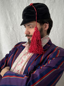 1940s England 'Gieves' Cricket Velvet Hat