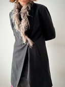 Brunello Cucinelli Fur Neckline Wool Coat