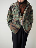 1980s US Army M65 Woodland Camo Field Jacket
