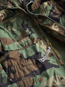1980s US Army M65 Woodland Camo Field Jacket