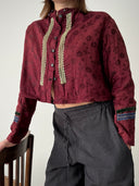 1940s Hungarian Folk Women's Floral Jacket
