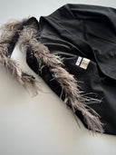 Brunello Cucinelli Fur Neckline Wool Coat
