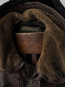 Archive Emporio Armani AW83 Cargo Leather Jacket
