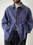 1980s German Workwear Sun Faded Chore Jacket