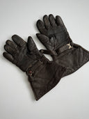 1960s European Motorcycle Leather Gloves