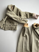 1930s European Twill Wool Ski Suit