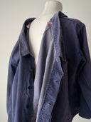 1980s German Workwear Sun Faded Chore Jacket