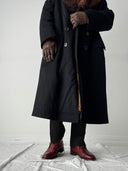 1911 Dated German Bespoke Fur Lined Overcoat