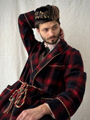 ≈1880s Victorian Embroidered Velvet Smoking Cap
