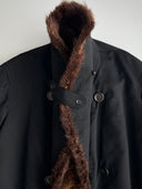 1911 Dated German Bespoke Fur Lined Overcoat