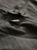 1940s French Work Striped Cotton Pants