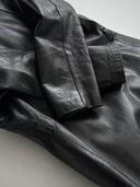 1960s Swiss Army 'Le Belier' Leather Trench Coat