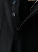 1920s European Tailored Black Wool Trousers