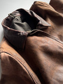 1960s Soviet Pilot 'Shevretka' Leather Jacket