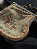 Antique Petit Point Tapestry Purse