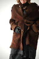 Class Roberto Cavalli Brushed Wool Coat
