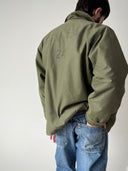 1980s USN A-2 Deck Stenciled Patched Field Jacket