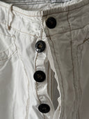 Stone Island SS05 White Cotton Trousers