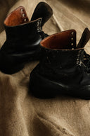Early 20th Century European Leather Lace Up Boots