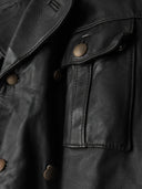 1980s German Police Leather Jacket