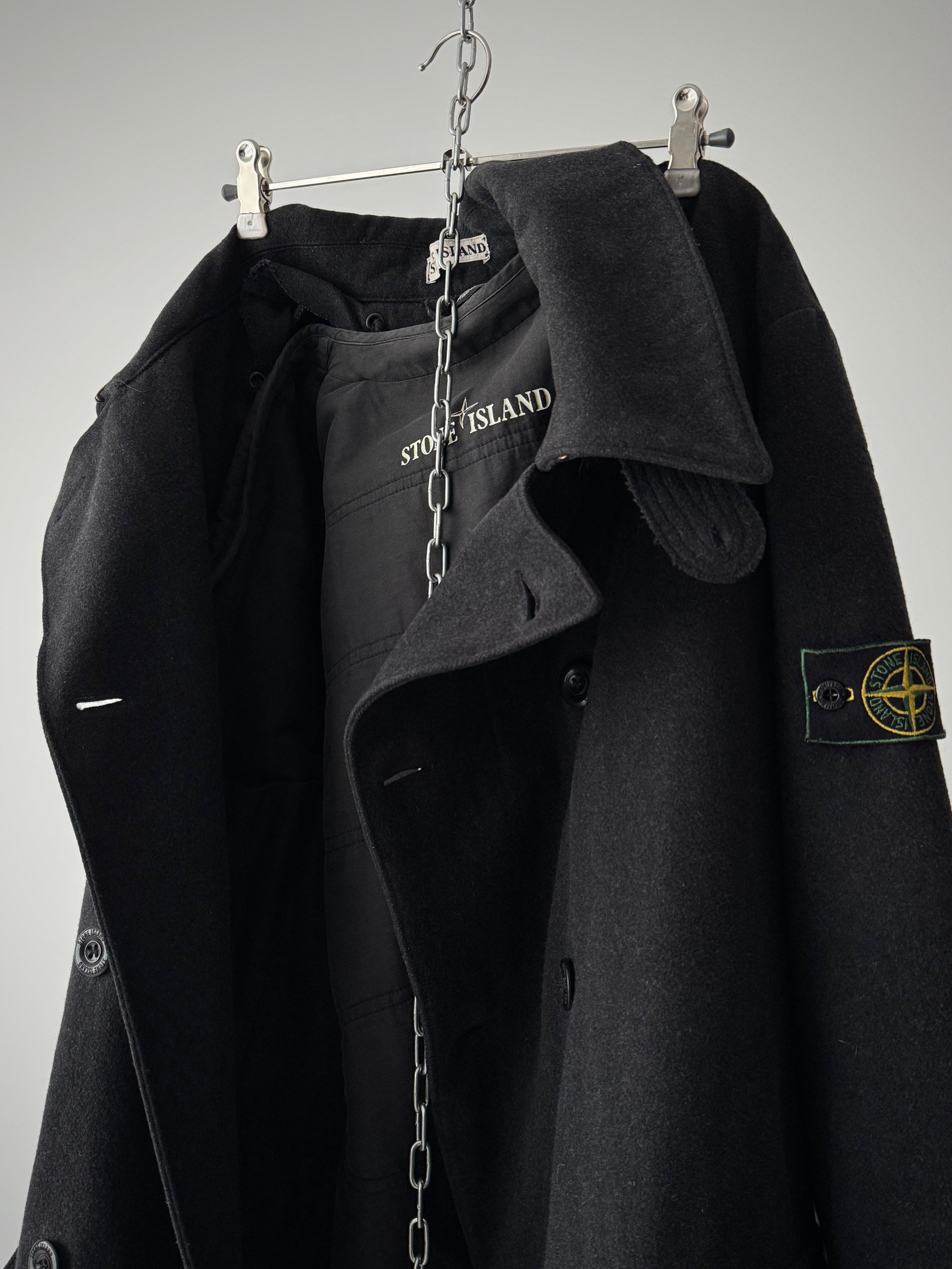 AW1998 Stone Island Wool Pea Coat – Thepuregarb
