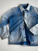 1980s German Workwear HBT Sun Faded Chore Jacket