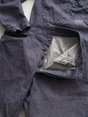 1970s French Marine Sailor Denim Suit