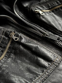 1960s Scandinavian 'Gusum' Leather Moto Jacket