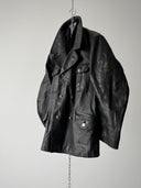 1980s German Police Leather Jacket