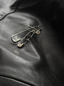 1980s German Police Leather Jacket