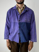1970s French Workwear Thrashed Purple Chore Jacket