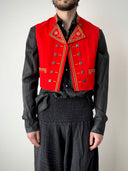 Old Swiss Traditional 'Liibli' Wool Gilet